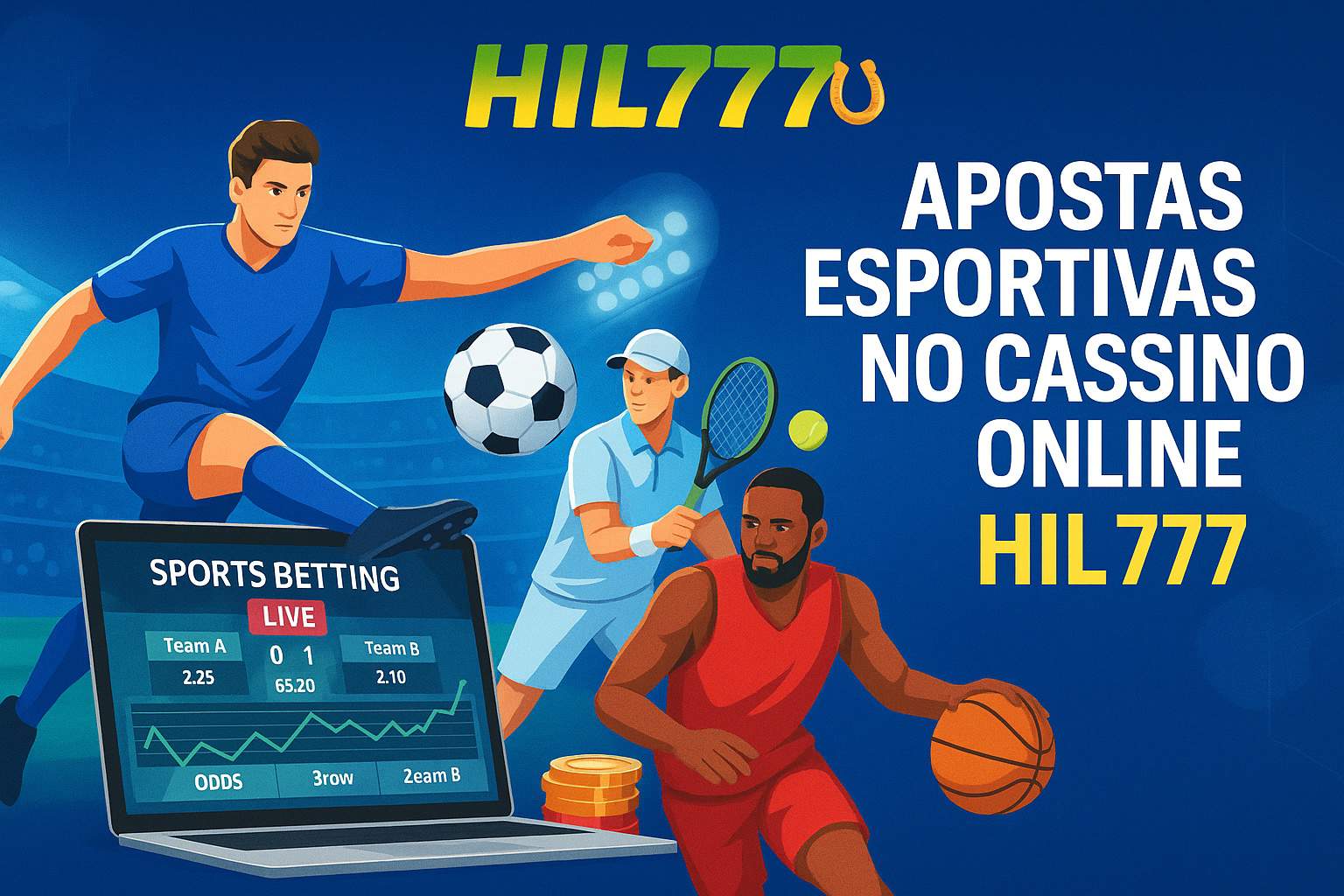 Apostas esportivas no cassino online HIL777